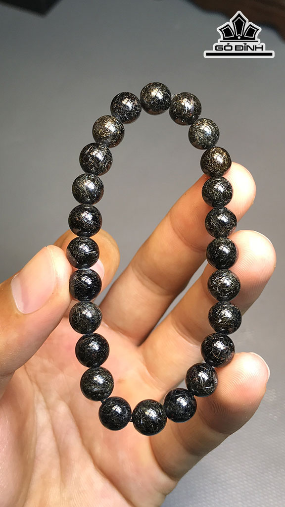 Vòng Tay Đá Thạch Anh Đường Kính Hạt 7,2 (mm) 16,6gr