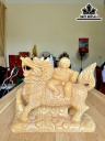 Tượng Kì Lân Đá Ngọc Hoàng Long Cao 22 (cm) 4,65kg