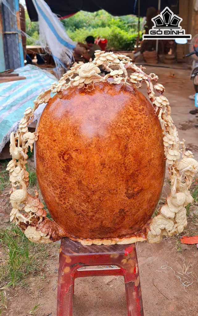 Bình Gỗ Nu Hương Cao 81 Ngang 67 Sâu 31 (cm)