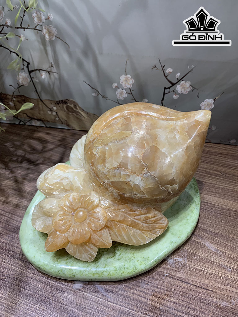 Tác Phẩm Đá Serpentine Cao 26 Ngang 16 Sâu 20 (cm) 7,2kg