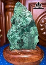 Tác Phẩm đá Malachite Cao 19 (cm)2,28kg