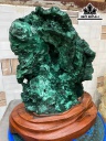 Tác Phẩm đá Malachite Cao 32 Ngang 21 (cm)10,3kg