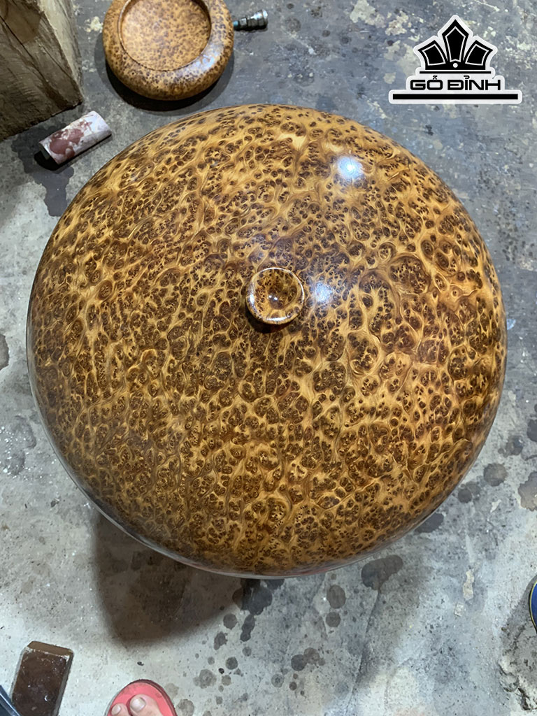 Chum Phú Quý Gỗ Nu Ngọc Am Cao 23 Đường Kính 41,5 (cm)