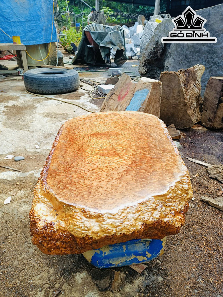 Mặt Bàn Gỗ Nu Ngọc Am Cao 90 Ngang 45 Sâu 12 (cm)