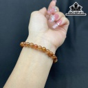 Vòng Tay Đá Thạch Anh Tóc Nâu Đường Kính Hạt 6,8 (mm)