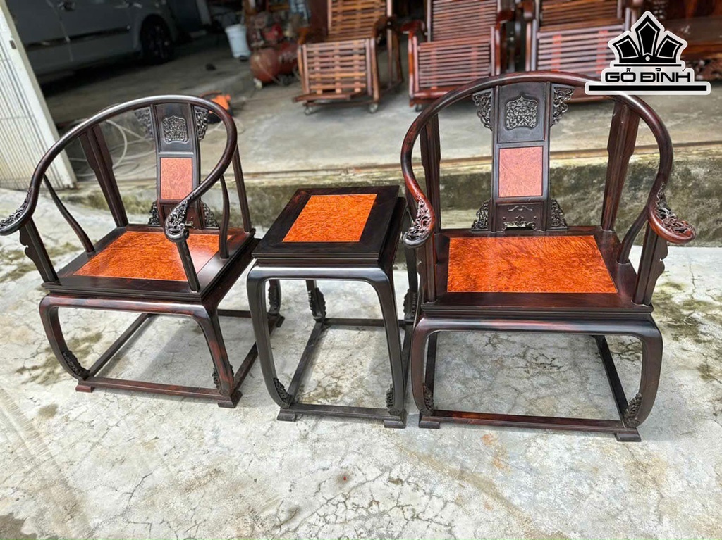 Bộ Minh Đế Khung Trắc Ván Nu Hương