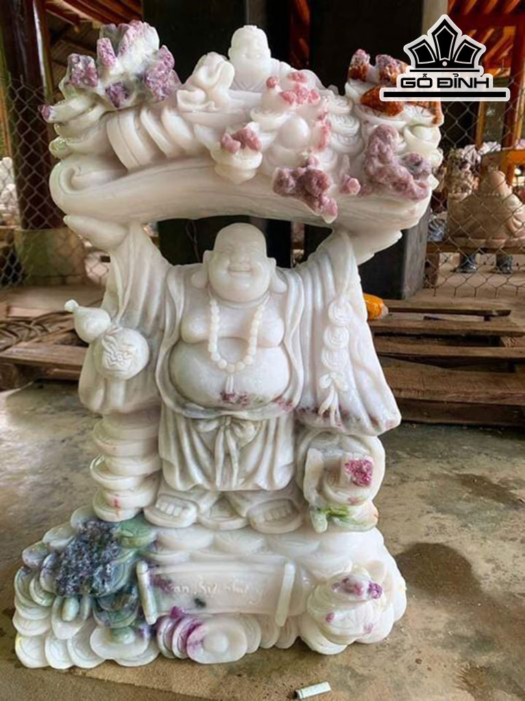 Tượng Di Lặc Đá Spinel Cao 60 Ngang 39 (cm) 42kg