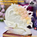 Uyên Ương Hồ Điệp Đá Onyx Cao 40 Ngang 31 (cm) 4kg