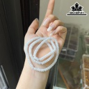 Chuỗi Đá Bạch Ngọc Đường Kính Hạt 5 (mm)