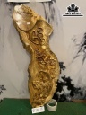Tranh Chữ Nhẫn Gỗ Nu Nghiến Cao 85 Ngang 26 Sâu 3 (cm)