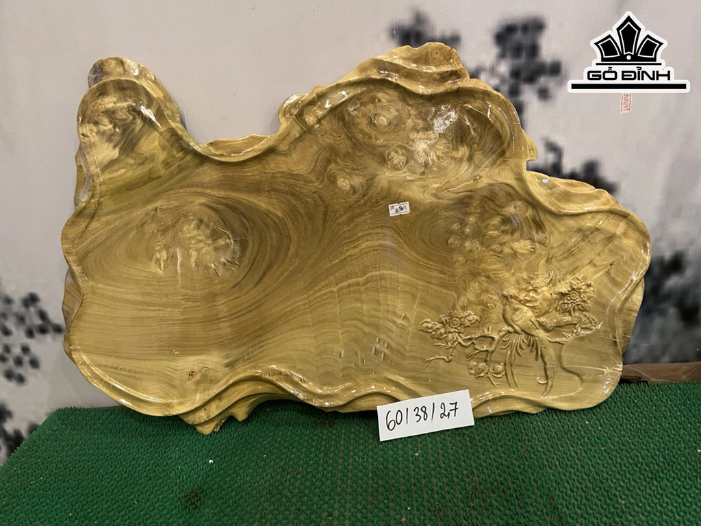 Tranh Gỗ Nu Nghiến Ngang 60 Cao 38 Sâu 2,7 (cm)