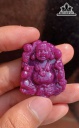 Mặt Di Lặc Đá Ruby 147cts