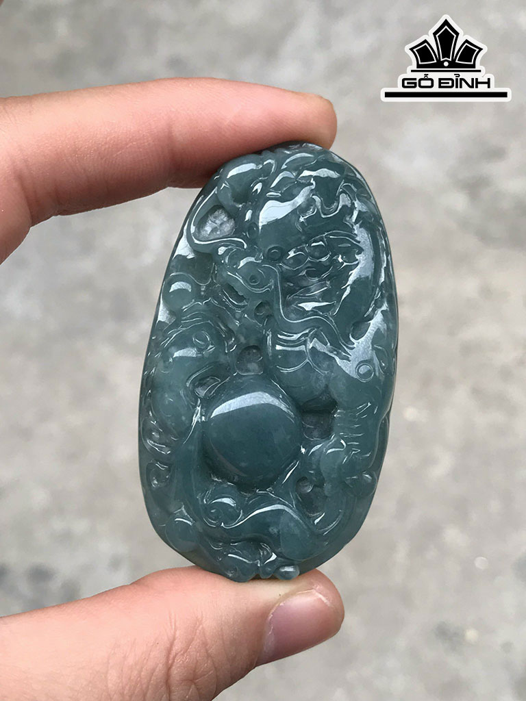 Mặt Dây Chuyền Đá Cẩm Thạch 34,17gr