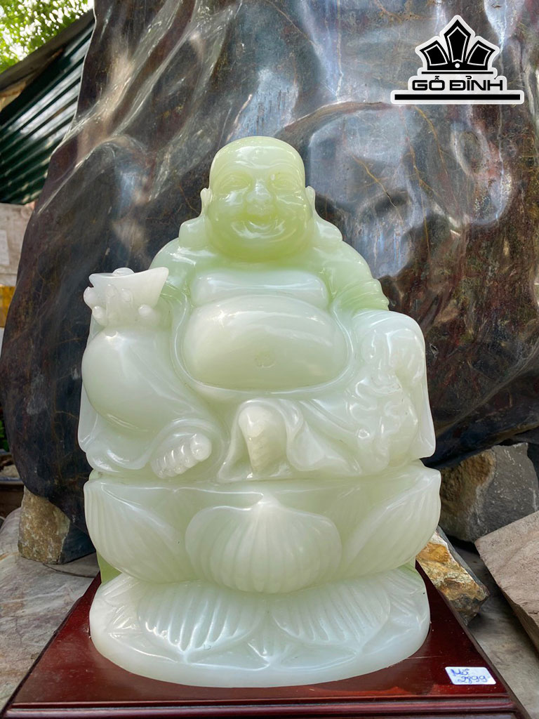 Di Lặc Đá Onyx Cao 42 Ngang 20 Sâu 15 (cm)