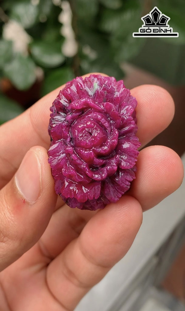 Bông Hoa Đá Ruby 193cts