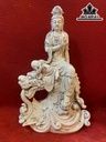 Tượng Quan Âm Gốm Tàu Cao 59 Ngang 36 (cm)