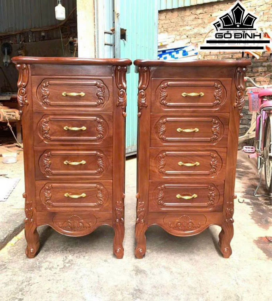 Tủ Gỗ Hương Cao 90 Ngang 40 Sâu 50 (cm)