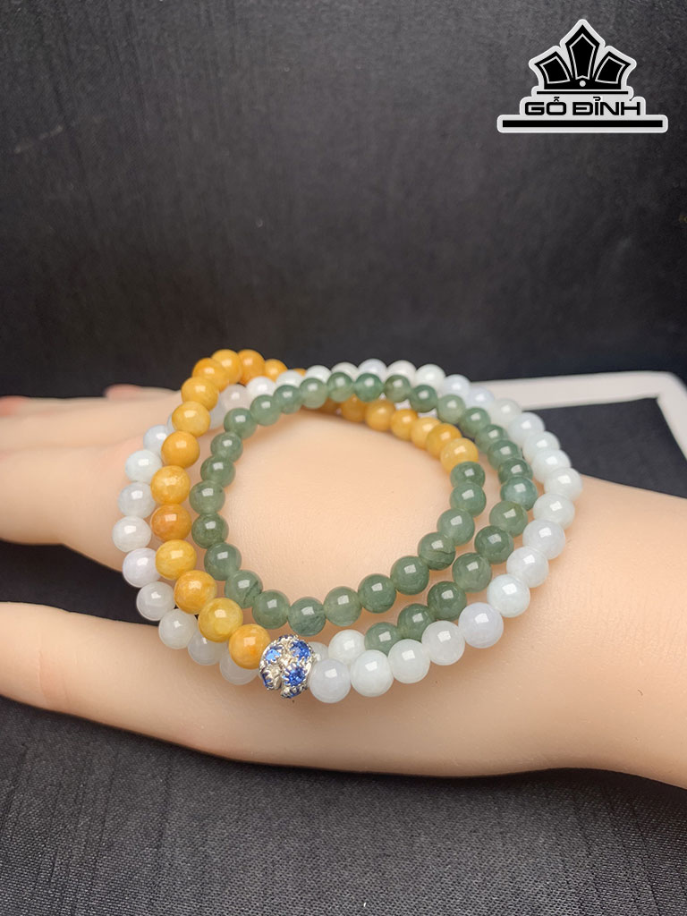 Chuỗi Đá Hoàng Phỉ Đường Kính Hạt 5,5 (mm)