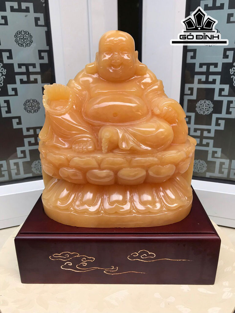 Di Lặc Đá Ngọc Hoàng Long Cao 30 Ngang 21 Sâu 12 (cm) 7,45kg