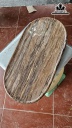 Khay Trà Gỗ Hóa Thạch Cao 45 Ngang 25 Sâu 3 (cm) 4kg
