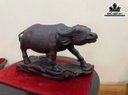 Tượng Trâu Gỗ Trắc Cao 23 Ngang 37 Sâu 15 (cm)