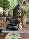 Tượng Gà Trống Gỗ Mun Cao 29 Ngang 25 Sâu 15 (cm)