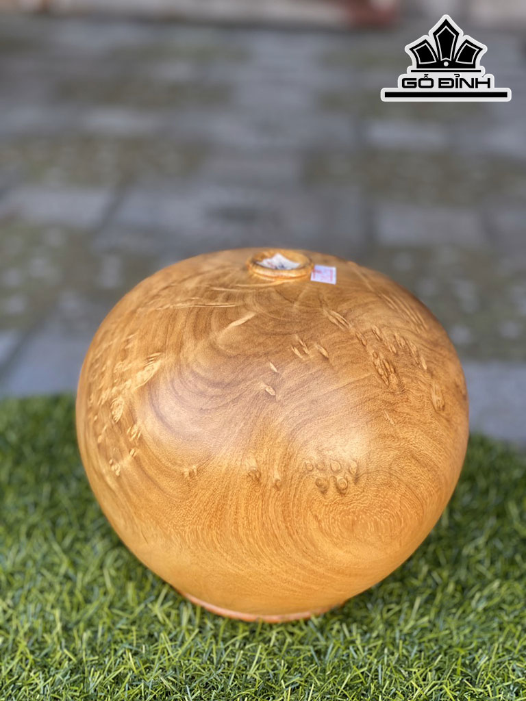 Bình Phú Quý Gỗ Nu Hương Cao 18 Đường Kính 20 (cm)