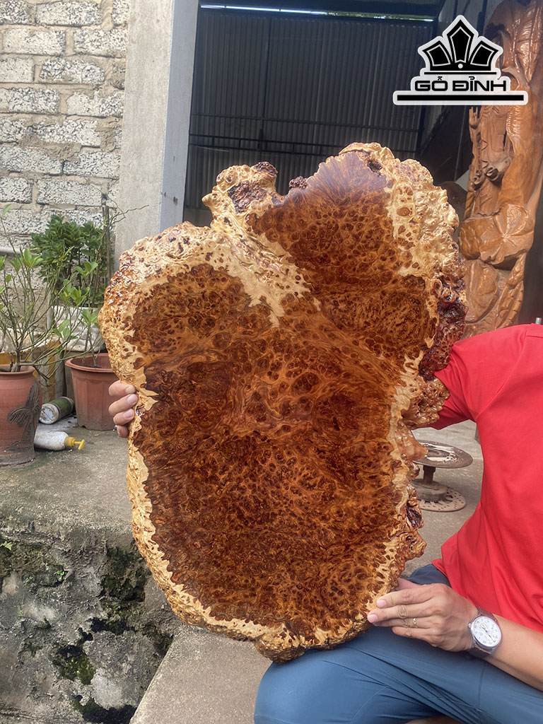 Khay Trà Gỗ Nu Ngọc Am Ngang 79 Cao 52 Sâu 4 (cm)