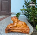 Tượng Chó Gỗ Hương Cao 16 Ngang 25 Sâu 12 (cm)