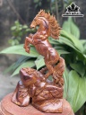 Tượng Ngựa Phong Thủy (Nhất Mã Phi Thiên) Gỗ Cẩm Cao 38 Ngang 22 Sâu 11 (cm)