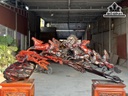 Tượng Bát Mã Gỗ Trắc Cao 50 Ngang 122 Sâu 28 (cm)