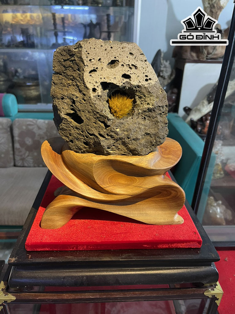 Bông Hoa Ưu Đàm Đá Trầm Tích Cao 24 (cm) 2kg