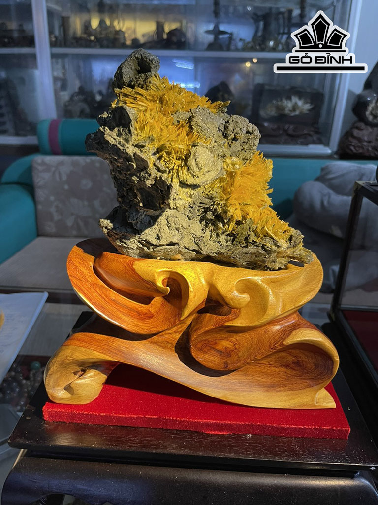Bông Hoa Ưu Đàm Đá Trầm Tích Cao 29 (cm) 3,8kg
