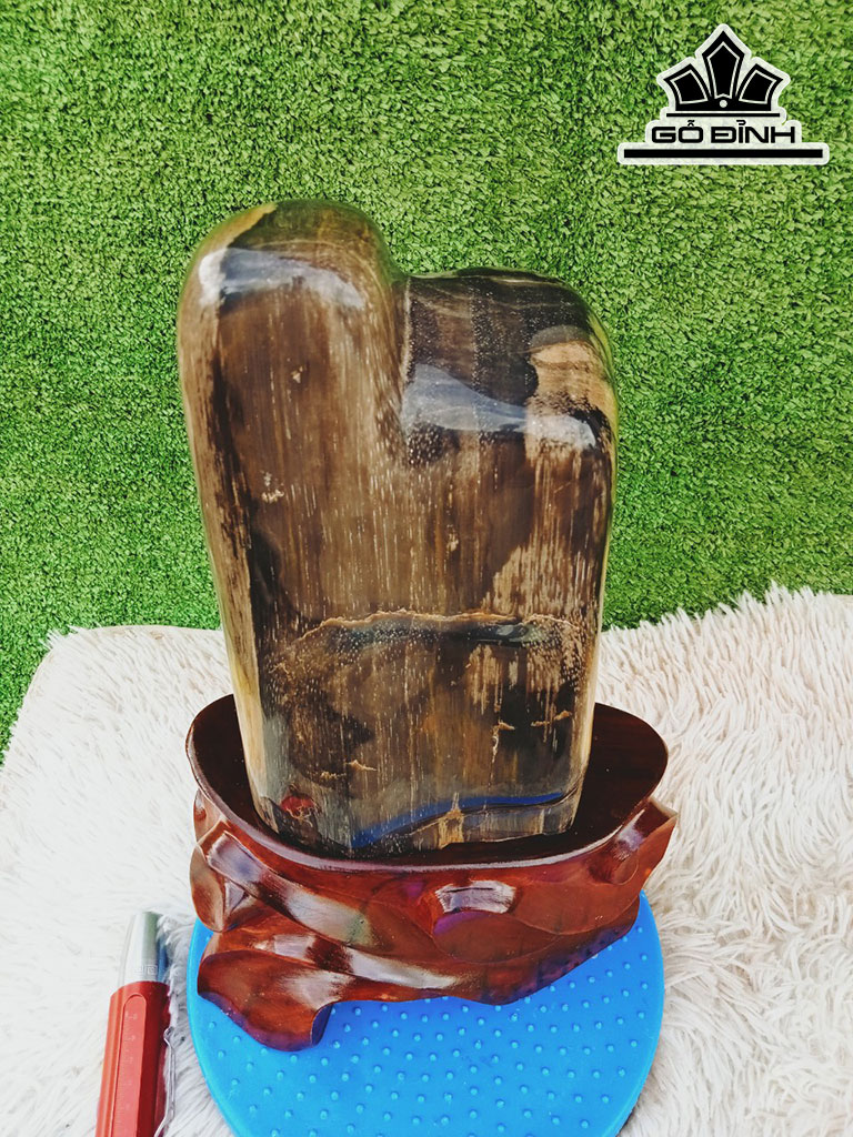 Tác Phẩm Gỗ Hóa Thạch Cao 37 Ngang 13 (cm) 8kg