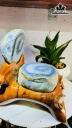 Tác Phẩm Đá Mã Não Cao 27 Ngang 15 (cm) 6,4kg