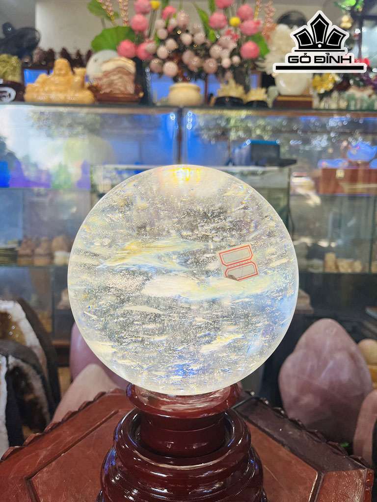 Bi Cầu Thủy Tinh Trắng Đường Kính Hạt 18 (cm) 18cts 6kg