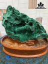 Tác Phẩm Đá Malachite Cao 17 Ngang 15 (cm)  2,2kg