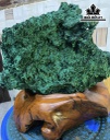 Tác Phẩm Đá Malachite Cao 27 Ngang 25 (cm)  7,4kg