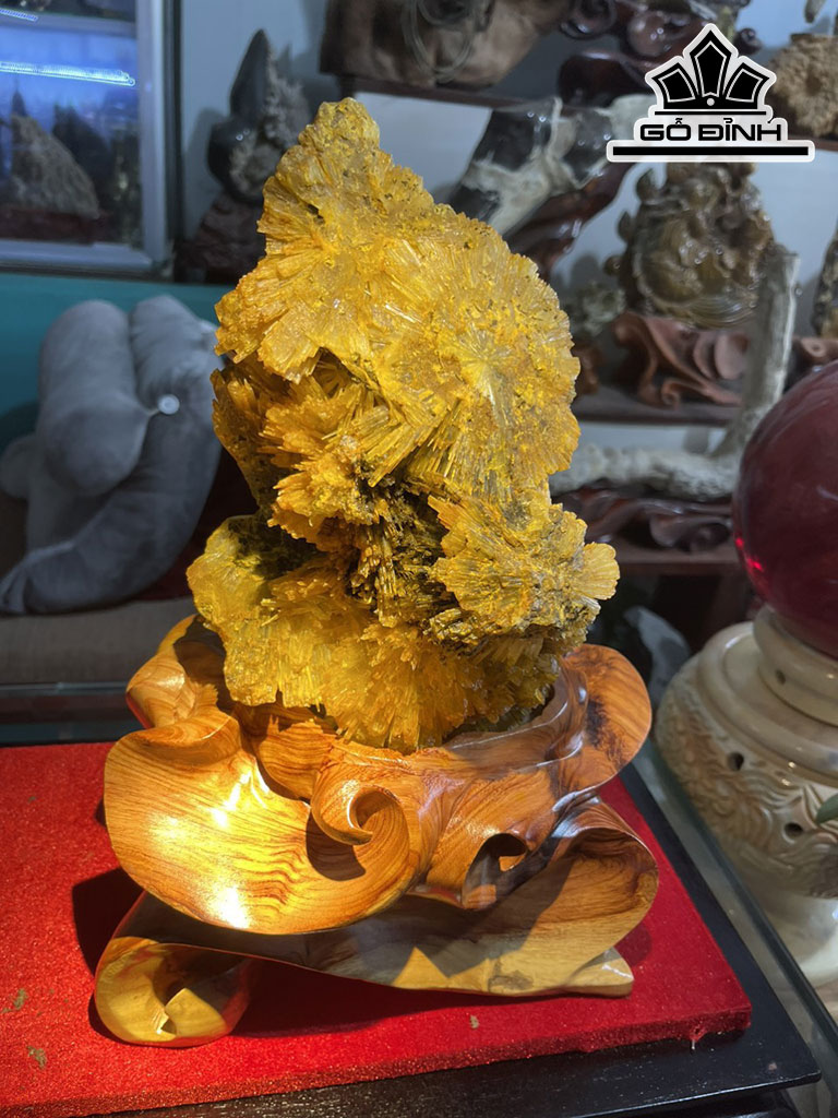 Bông Hoa Ưu Đàm Đá Trầm Tích Cao 34 (cm) 5kg