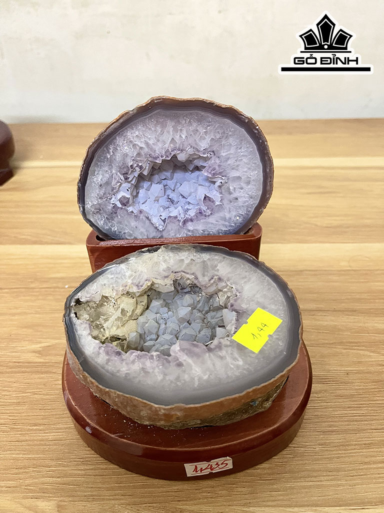 Bát Tụ Bảo Đá Mã Não Cao 14 Ngang 13 (cm) 1,44kg