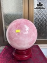 Bi Cầu Đá Thạch Anh Hồng Đường Kính Hạt 21 (cm) 21cts 13,21kg