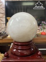 Bi Cầu Đá Thạch Anh Trắng Đường Kính Hạt 14 (cm) 14cts 6,87kg