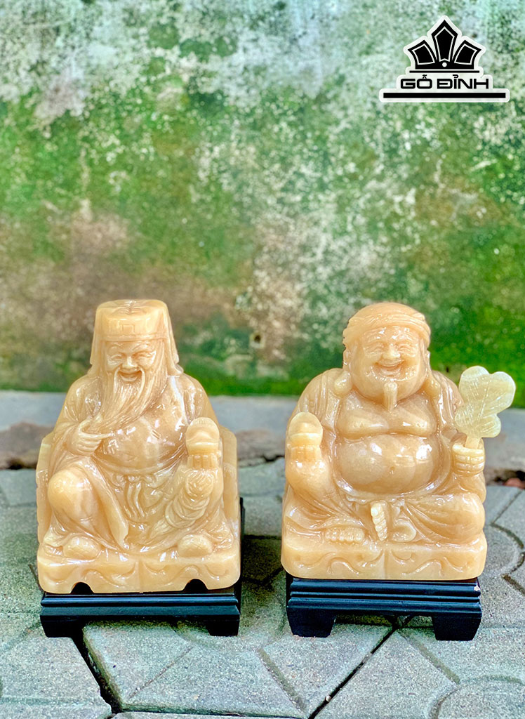 Bộ Tài Địa Đá Ngọc Hoàng Long Cao 20 (cm)