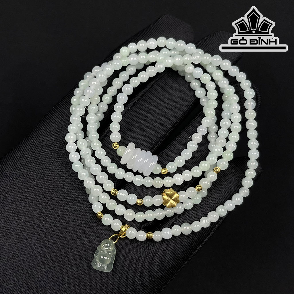 Chuỗi Di Lặc Đá Cẩm Thạch