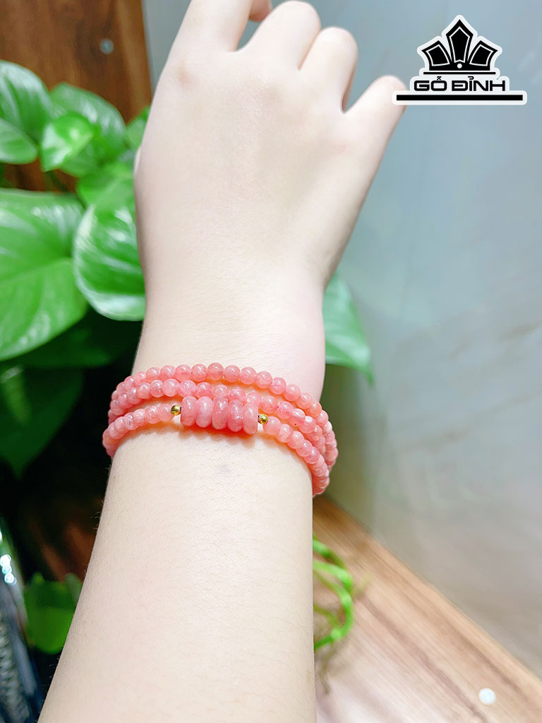Chuỗi Đá Đào Hoa Đường Kính Hạt 4,7 (mm) 4,7cts