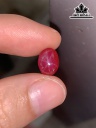 Viên Đá Ruby Sao Đỏ Cao 9,5 Ngang 7 Sâu 4,2 (mm) 3,19cts