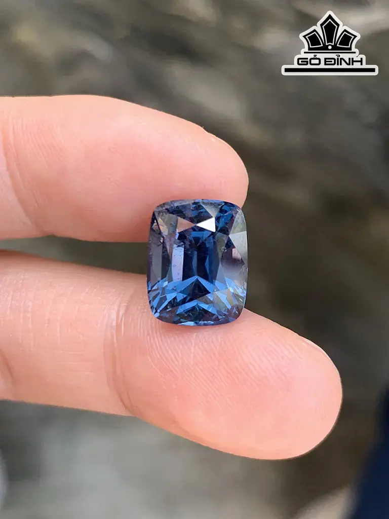 Viên Đá Spinel Xanh Đường Kính Hạt 7,5 (mm) 7,5cts