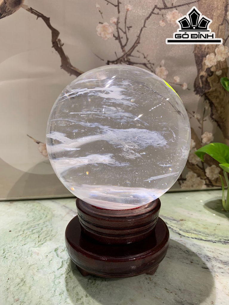Bi Cầu Đá Obsidian Đường Kính Hạt 11,6 (cm) 1,8kg