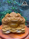 Tượng Thiềm Thừ Gỗ Xá Xị Cao 27 Ngang 33 Sâu 33 (cm)