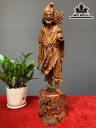 Tượng Tế Công Gỗ Sưa Cao 45 Ngang 12 Sâu 12 (cm)